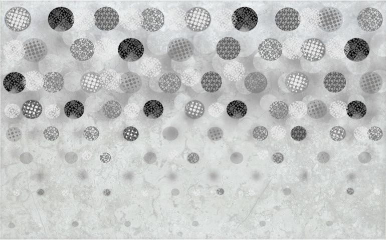 Декоративна плочка Bubbles grey 25x40 см - Декор