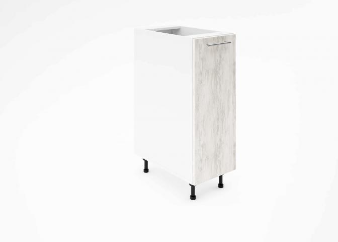 Крафт D1 долен шкаф с една врата 30см, светло дърво - Модулни кухни с онлайн поръчка