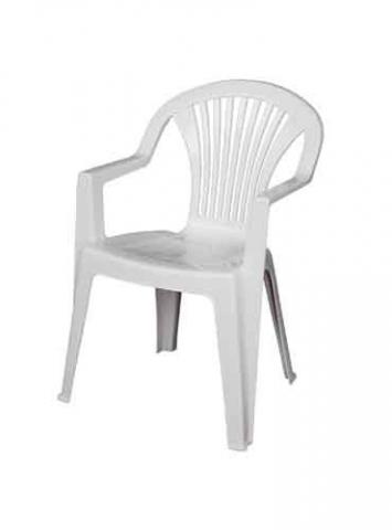 Стол LIDO, бял - Pvc столове
