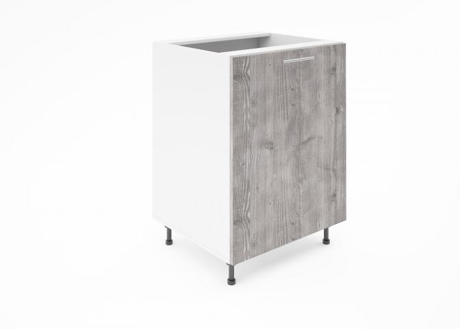 Крафт D1 долен шкаф с една врата 60см, дарк арамо - Модулни кухни с онлайн поръчка