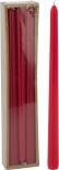 Конични свещи 6 бр 30 см червени