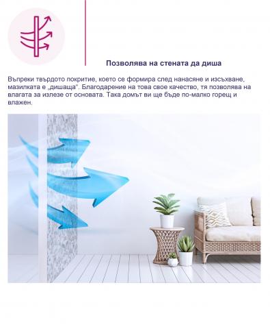Декоративна мазилка DEKO Professional Creative effect 8 кг, снимка 10 - Ефектни бои за стени