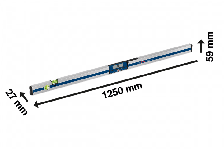 Уред измерване на наклони GIM 120 Bosch Blue, снимка 3 - Дигитални ъгломери