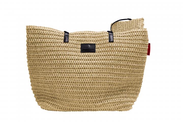 Плажна чанта Pierre Cardin 55x35 бежова - Пазарски чанти
