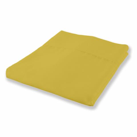 Долен чаршаф единичен 150х220 жълт - Калъфки, чаршафи, пликове