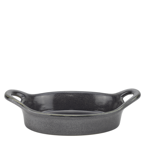 Овална тава Horecano 27х14.3х7 см сива - Тави