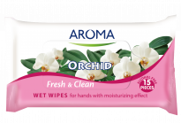 Мокри кърпички Aroma Fresh&Clean Orchid