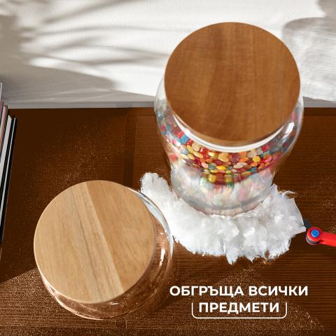 Четка за почистване на прах Vileda Flex & Catch с къса дръжка, снимка 3 - Четки