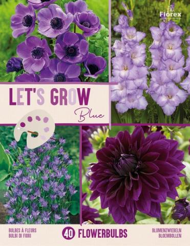 Луковици микс Let's Grow, синьо, микс - Миксове