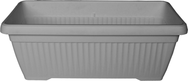 Сандъче Ребра, 80 см, бяло - Пластмасови сандъчета