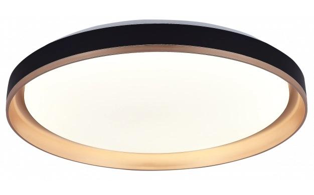 LED плафон Optonica 36 W черно/злато - Плафони