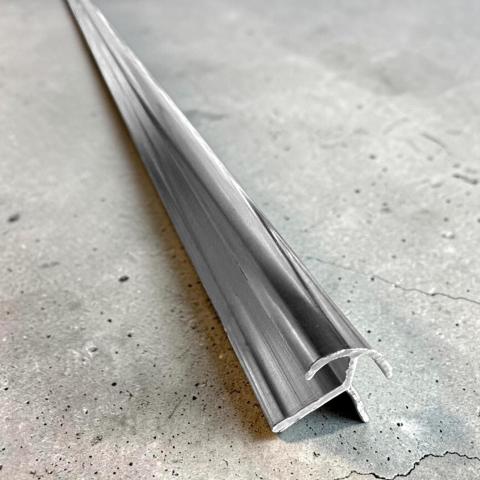 Алуминиев W-профил външен ъгъл, 2,9м - Профили