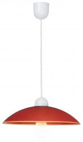 Висяща лампа Cupola E27 бордо - Пендели