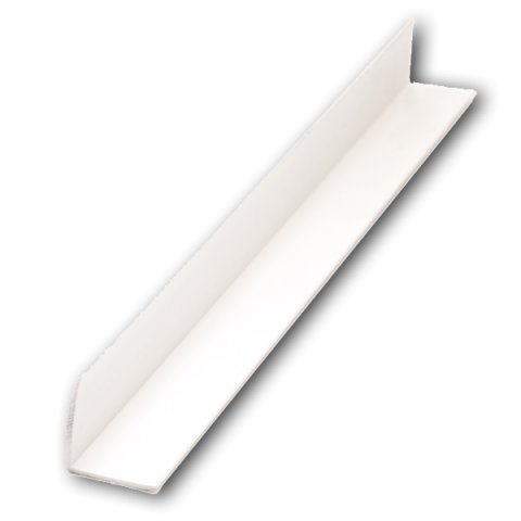 L -профил 30х30 бял – 3 м - PVC профили