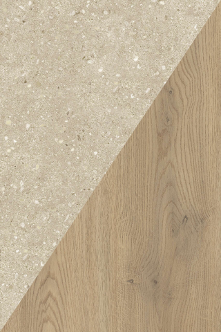 Двустранен гръб K705_2738 PN Пясък Стоунхейвън / FP Дъб Кремона Торо - Кухненски плотове