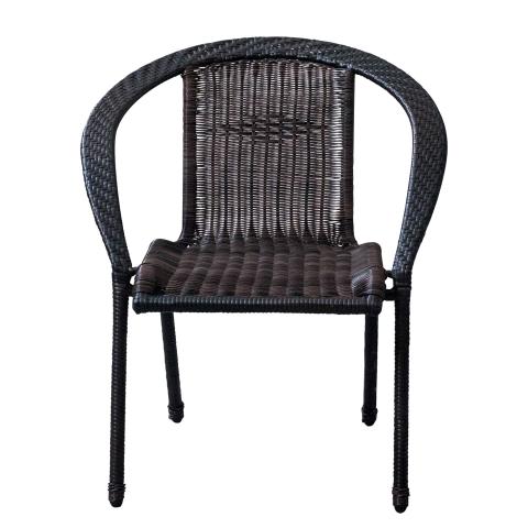 Ратанов стол Marrone, тъмно кафяво - Ратанови столове