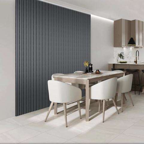 Акустичен MDF панел 3D FIDELIO, сребърен дъб, снимка 2 - PVC панели