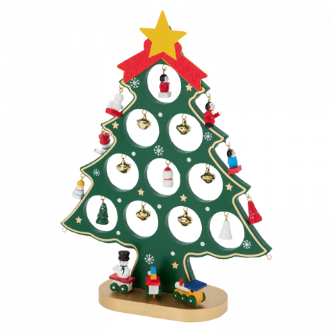 Коледна декорация елха 27 см - Коледни фигури