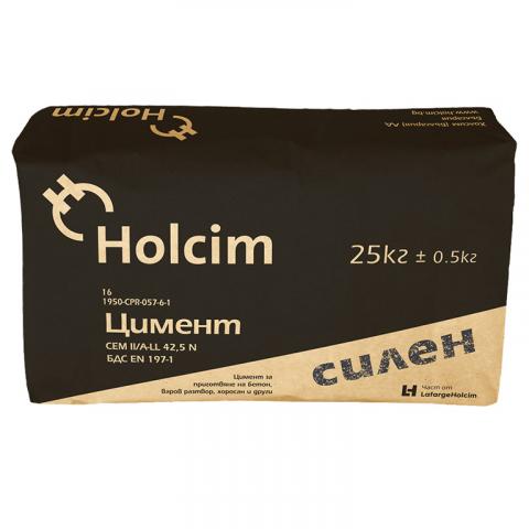 ЦИМЕНТ МАРКА 42,5 ТОРБИ ПО 25 КГ HOLCIM - Цимент