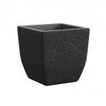 Кашпа Lithos 40 см антрацит