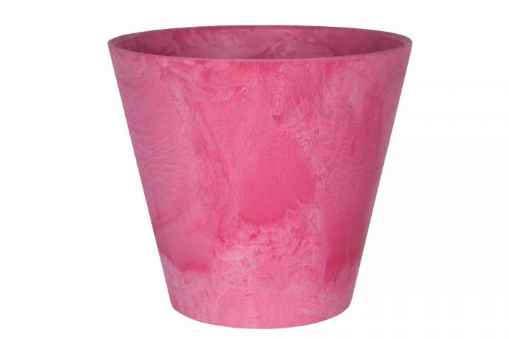 Кашпа Claire ф22/Н:20 см. розово - Пластмасови кашпи