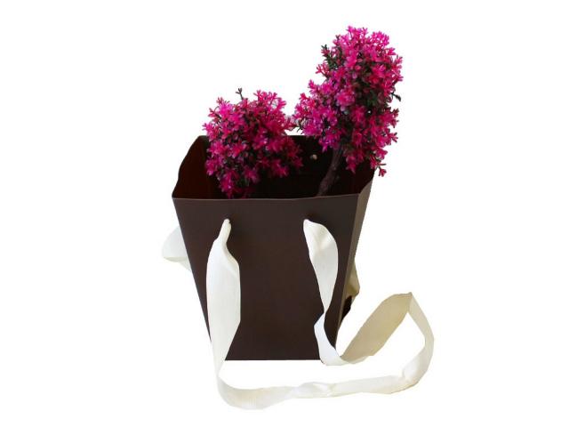 Подаръчен плик за саксия 14х14х9 см - Декорация