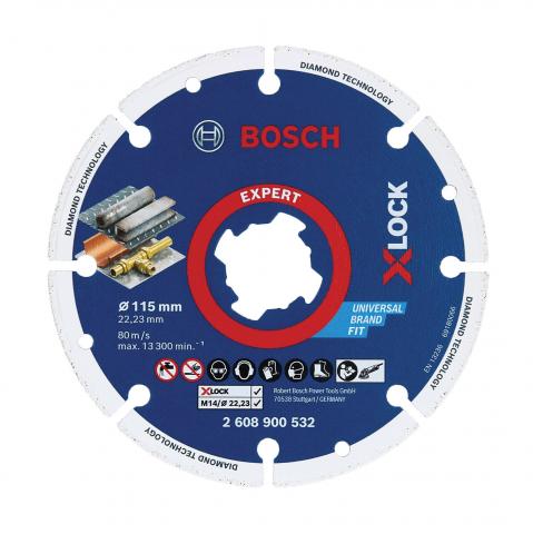 Диамантен диск за рязане на метал Bosch Expert 115x22.23 мм - Диамантени дискове