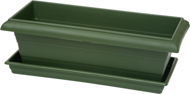 Сандъче 40 см. зелено - Пластмасови сандъчета