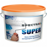 Бяла интериорна боя Spectra Super 2.5 л мат