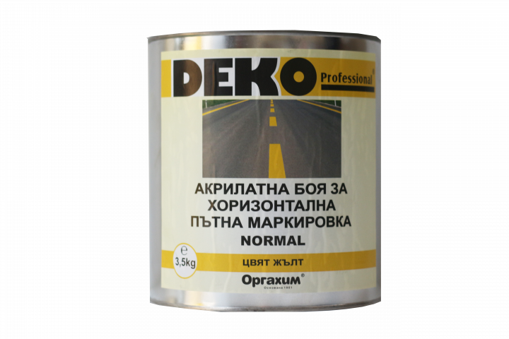 Deko Professional пътна маркировка 3.5кг, жълта - Пътна маркировка