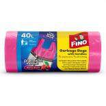 Торби за смет Fino 40 л 20 бр. череша