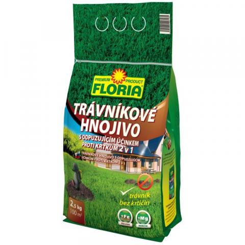 Тор за трева FLORIA против къртици 2.5кг - Почви, торове, тревни смески и градински камъни