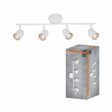 Спот четворка PRIMAL GU10 бял OSRAM, снимка 3 - Спотове