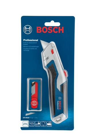 Макетен нож Bosch Pro 18.5 см с 10 остриета, снимка 2 - Макетни ножове