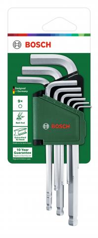 Шестограми HEX Bosch 9 бр., снимка 7 - Шестограми