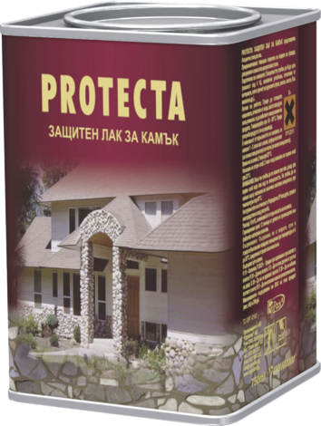 Лак за камък Protecta 0.75 л - Бои и лакове за камък