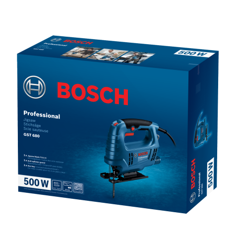 Прободен трион BOSCH BLUE GST 680, снимка 7 - Кабелни прободни триони