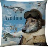 Деко възглавница 45х45 см Авиатор
