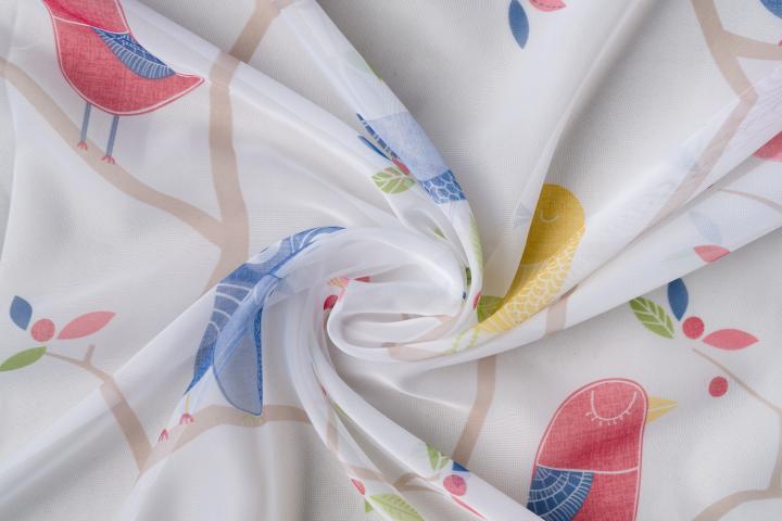 Воал Owl 280 см бял-син, снимка 4 - Пердета на л.м.