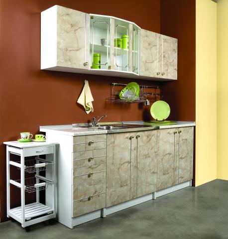 Долен шкаф с 4 чекмеджета Алина 40см, снимка 2 - Модулни кухни с онлайн поръчка