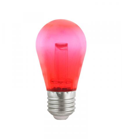 LED крушка S14  E27 2.5W 150lm червена - Лед крушки е27