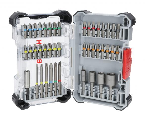 Комплект битове и накрайници Bosch Еxtra hard 43 бр., снимка 2 - Битове