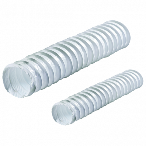 Гъвкав PVC въздуховод със спирала стоманена рамка - Въздуховоди