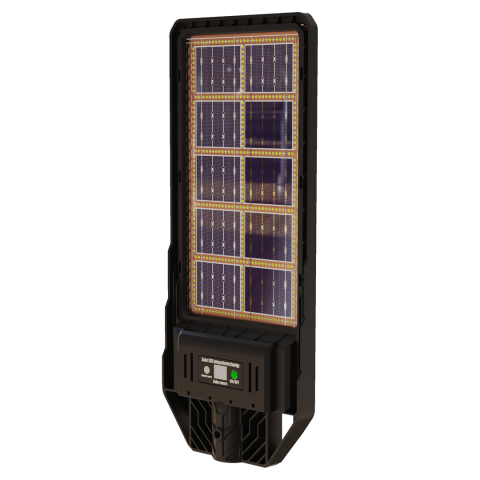 Соларна лампа Kers 200W 1200lm 6500K с дистанционно управление, снимка 6 - Градински лампи