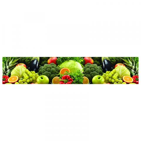 Принт гръб с плод и зеленчук , код 07 - Принт гърбове за кухня