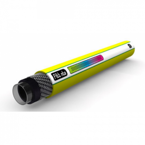 Градински маркуч NTS Tobby 1/2" 25 м, снимка 3 - Маркучи на ролка