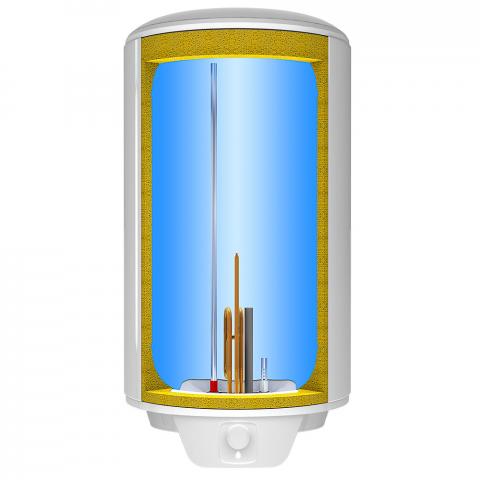 Електрически бойлер OPro Turbo S 50L, 3kW, снимка 2 - Вертикални