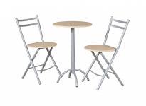 Кръгла  маса с 2 стола