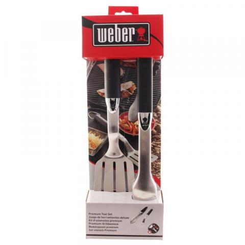 Прибори за BBQ 2бр Premium Weber, снимка 3 - Прибори за гриловане