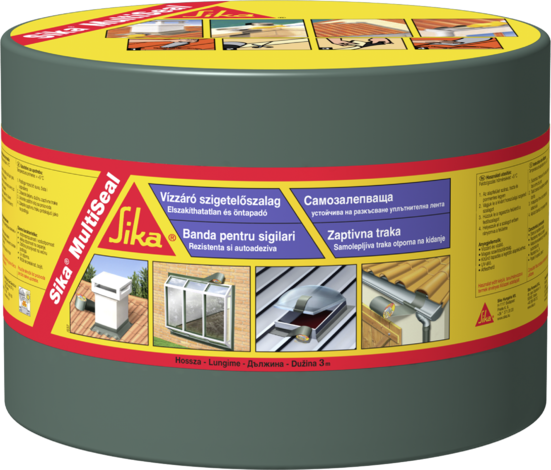 Битумна лента Сика Мултисил 10см х 10м сив - Хидроизолационни ленти